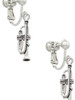 Trumpet Clip On Earrings