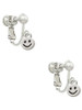 Mini Smiley Face Clip On Earrings