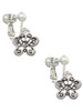 Small Antiqued Butterfly Clip On Earrings