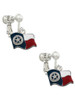 Texas Flag - Ranger Clip On Earrings