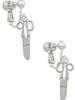 Scissors Clip On Earrings