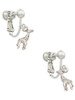 Mini Giraffe Clip On Earrings