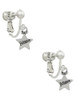 Mini ''Believe'' Star Clip On Earrings