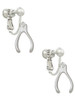 Wishbone Clip On Earrings
