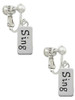 Sing Clip On Earrings