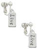 Live Clip On Earrings