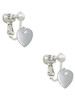 Mini Guitar Pick Clip On Earrings