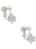 Mini Open Infinity Knot Clip On Earrings