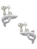 Shark Clip On Earrings