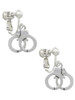 Handcuffs Clip On Earrings