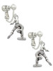 Gymnast Balance Beam Clip On Earrings