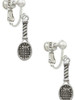 Tennis Racquet Clip On Earrings
