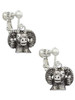 Ram Head Clip On Earrings