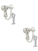 Small Number - 1 - Clip On Earrings