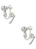 Small Number - 7 - Clip On Earrings