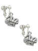 Chef Hat Clip On Earrings