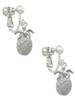 Pineapple Clip On Earrings