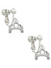 Tiara Clip On Earrings