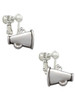 Small Megaphone Clip On Earrings