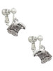 Small Falcon - Mascot Clip On Earrings