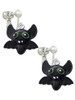 Resin Bat Buddy Clip On Earrings