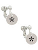 Disc 1/2'' - Symbol - Asterisk - * - Clip On Earrings