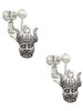 Small Viking - Mascot Clip On Earrings