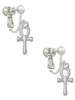 Small Ankh Clip On Earrings
