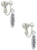 Satisfied Oval Clip On Earrings