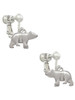 3-D Bear Clip On Earrings