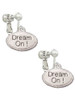 Dream On Oval Clip On Earrings