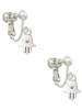 Mini Hamsa Hand Clip On Earrings