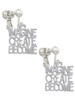 Imagine Create Become Clip On Earrings