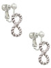 Infinity Rope Clip On Earrings