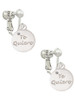 Te Quiero Disc Clip On Earrings