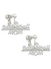 Basketball Mom Clip On Earrings