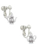 Tea Pot Clip On Earrings