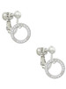 Strong Brave Fearless Infinity Ring Clip On Earrings