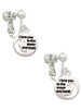 Small I Love You to the Moon Clip On Earrings