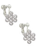 Medium Open Infinity Knot Clip On Earrings