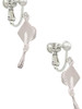 Graduation Hat Clip On Earrings