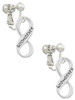 Godmother Infinity Sign Clip On Earrings