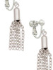 Small Tassel Clip On Earrings