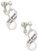 God Gave Me You Infinity Sign Clip On Earrings