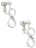 BAE Infinity Sign Clip On Earrings