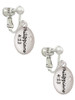 Bible Verse Philippians 4:13 Clip On Earrings
