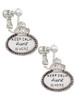 Keep Calm Aunt is Here Clip On Earrings