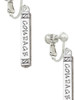Courage Strength Wisdom Honesty - Bar Clip On Earrings