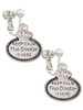 Keep Calm The Doctor is Here Clip On Earrings