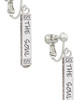 Hope Anchors the Soul Bar Clip On Earrings